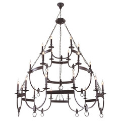 Люстра Crystal Lux SUERTE BROWN SP12+6+6, фото 